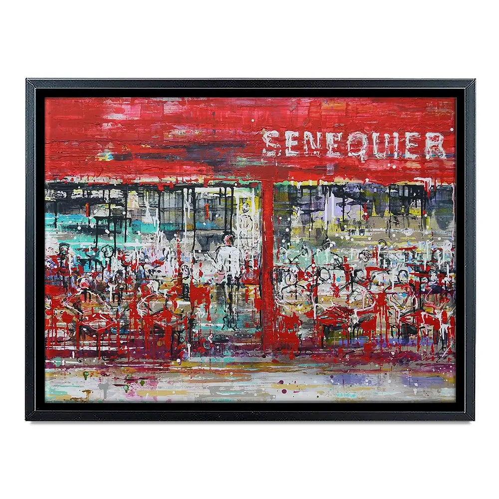 La Terrasse De Senequier Canvas Print La Terrasse De Senequier Canvas Print wall art product Studio Paint-Ing