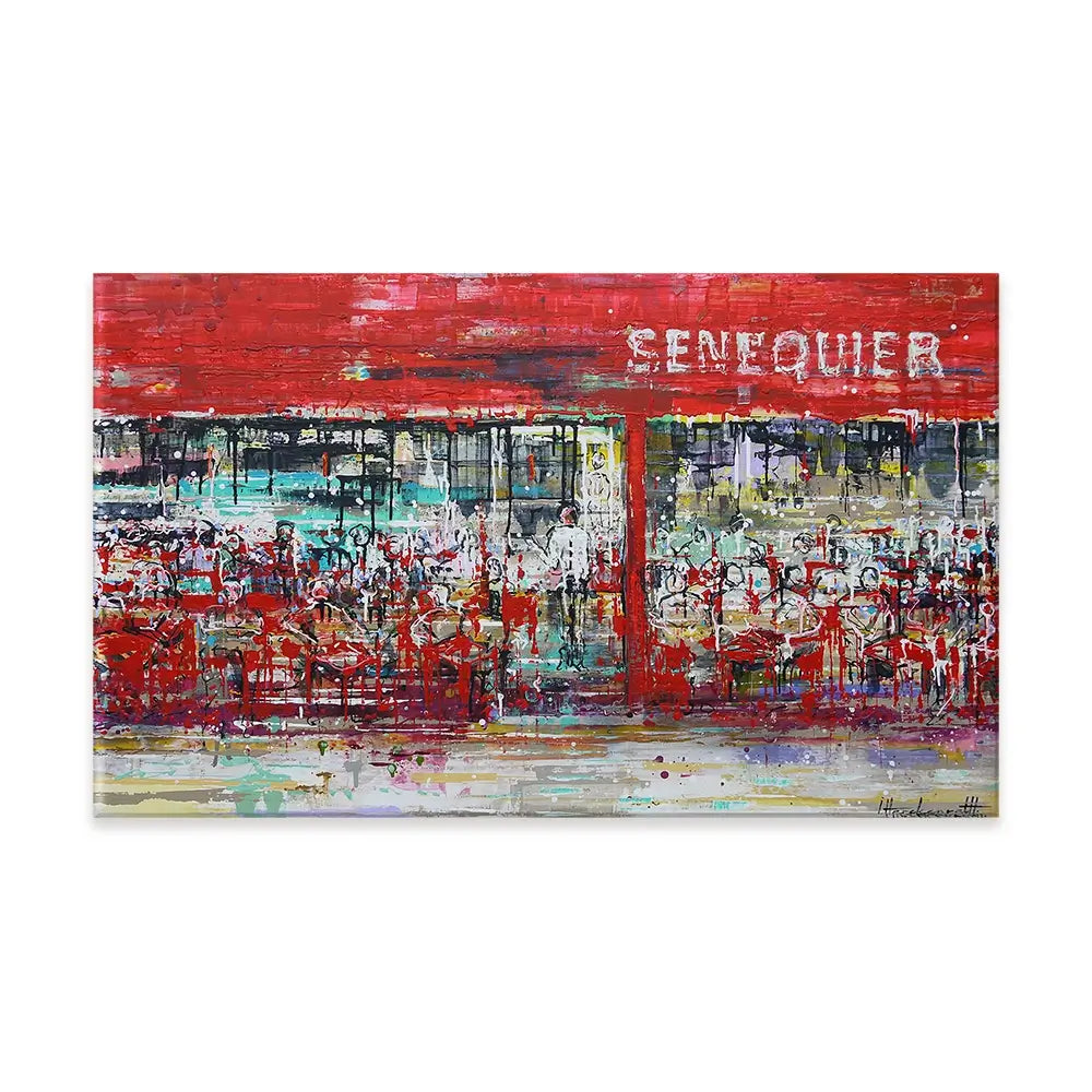 La Terrasse De Senequier Canvas Print La Terrasse De Senequier Canvas Print wall art product Studio Paint-Ing