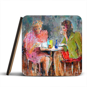 Ladys Time Out Coaster Set Ladys Time Out Coaster Set wall art product Studio Paint-Ing