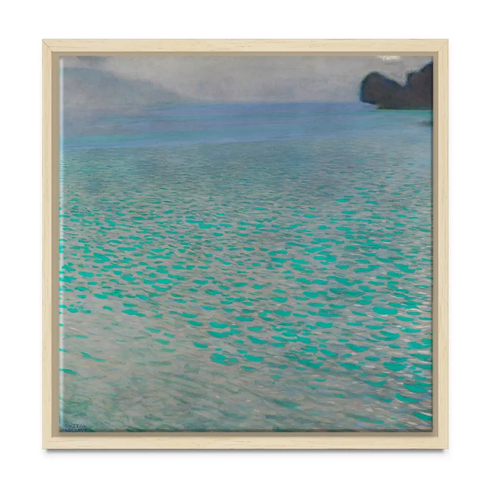 Lake Attersee Canvas Print Lake Attersee Canvas Print wall art product Gustav Klimt