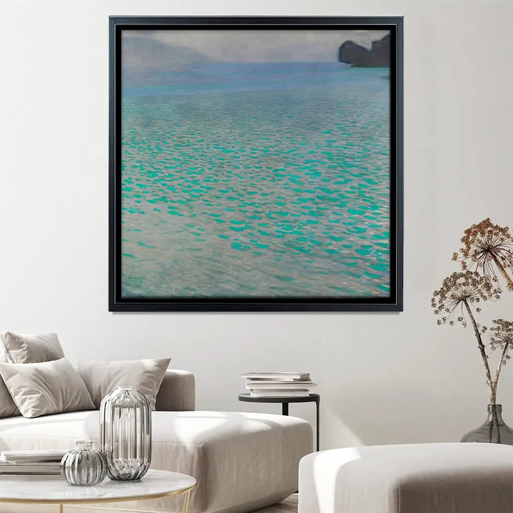 Lake Attersee Canvas Print Lake Attersee Canvas Print wall art product Gustav Klimt