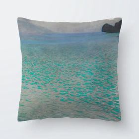 Lake Attersee Cushion Lake Attersee Cushion wall art product Gustav Klimt
