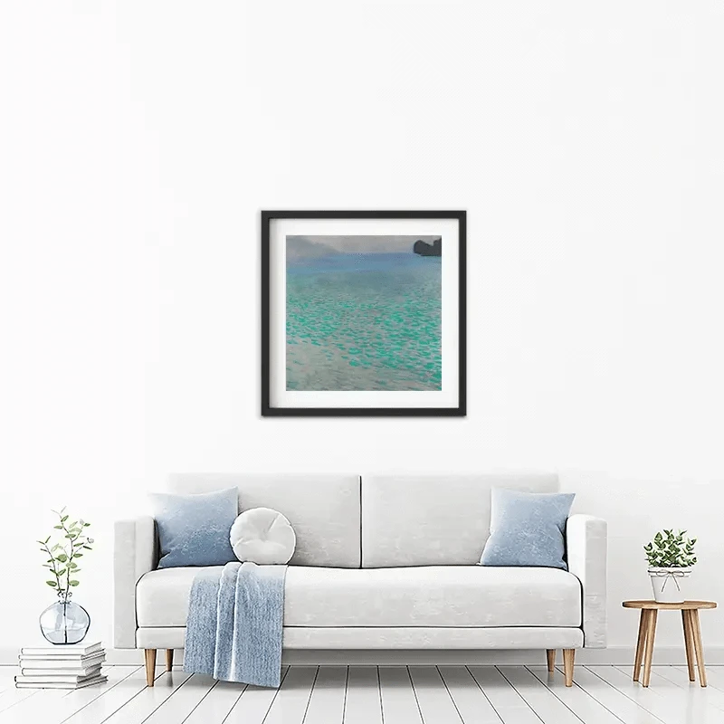 Lake Attersee Framed Art Print Lake Attersee Framed Art Print wall art product Gustav Klimt