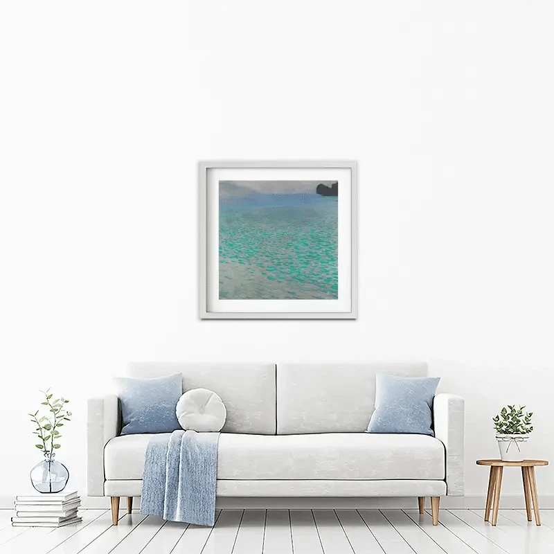 Lake Attersee Framed Art Print Lake Attersee Framed Art Print wall art product Gustav Klimt
