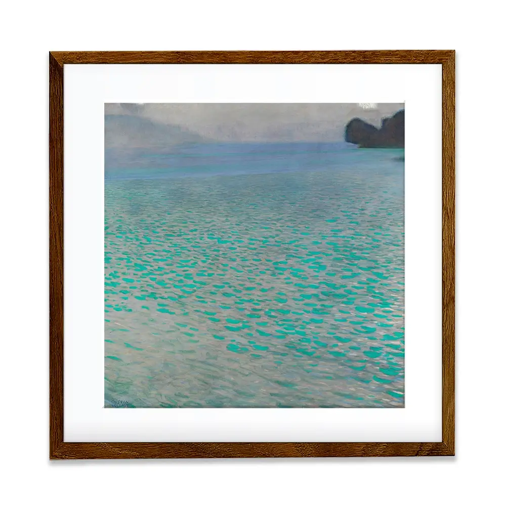 Lake Attersee Framed Art Print Lake Attersee Framed Art Print wall art product Gustav Klimt