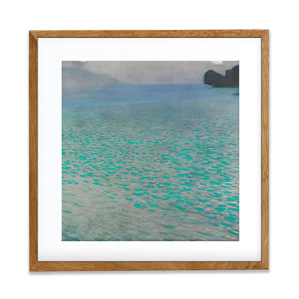 Lake Attersee Framed Art Print Lake Attersee Framed Art Print wall art product Gustav Klimt