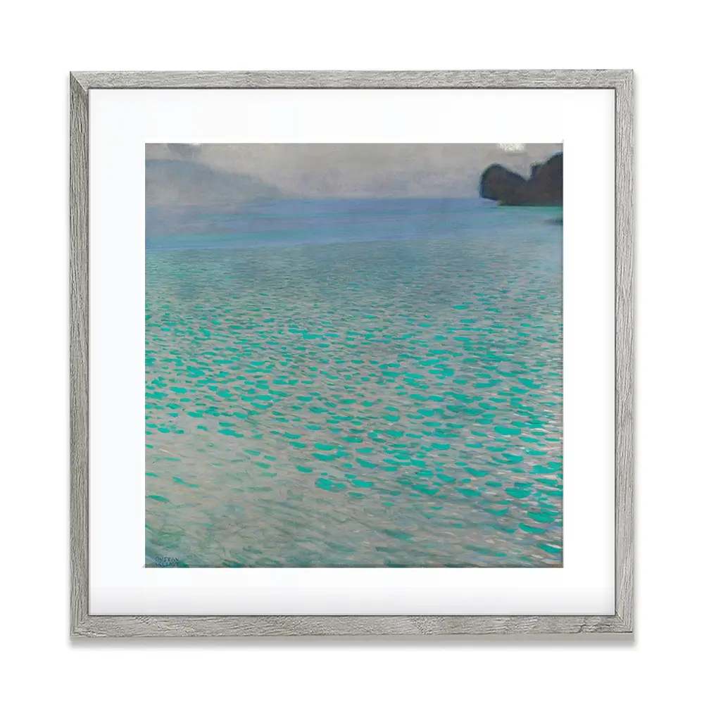 Lake Attersee Framed Art Print Lake Attersee Framed Art Print wall art product Gustav Klimt