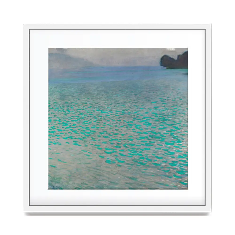 Lake Attersee Framed Art Print Lake Attersee Framed Art Print wall art product Gustav Klimt
