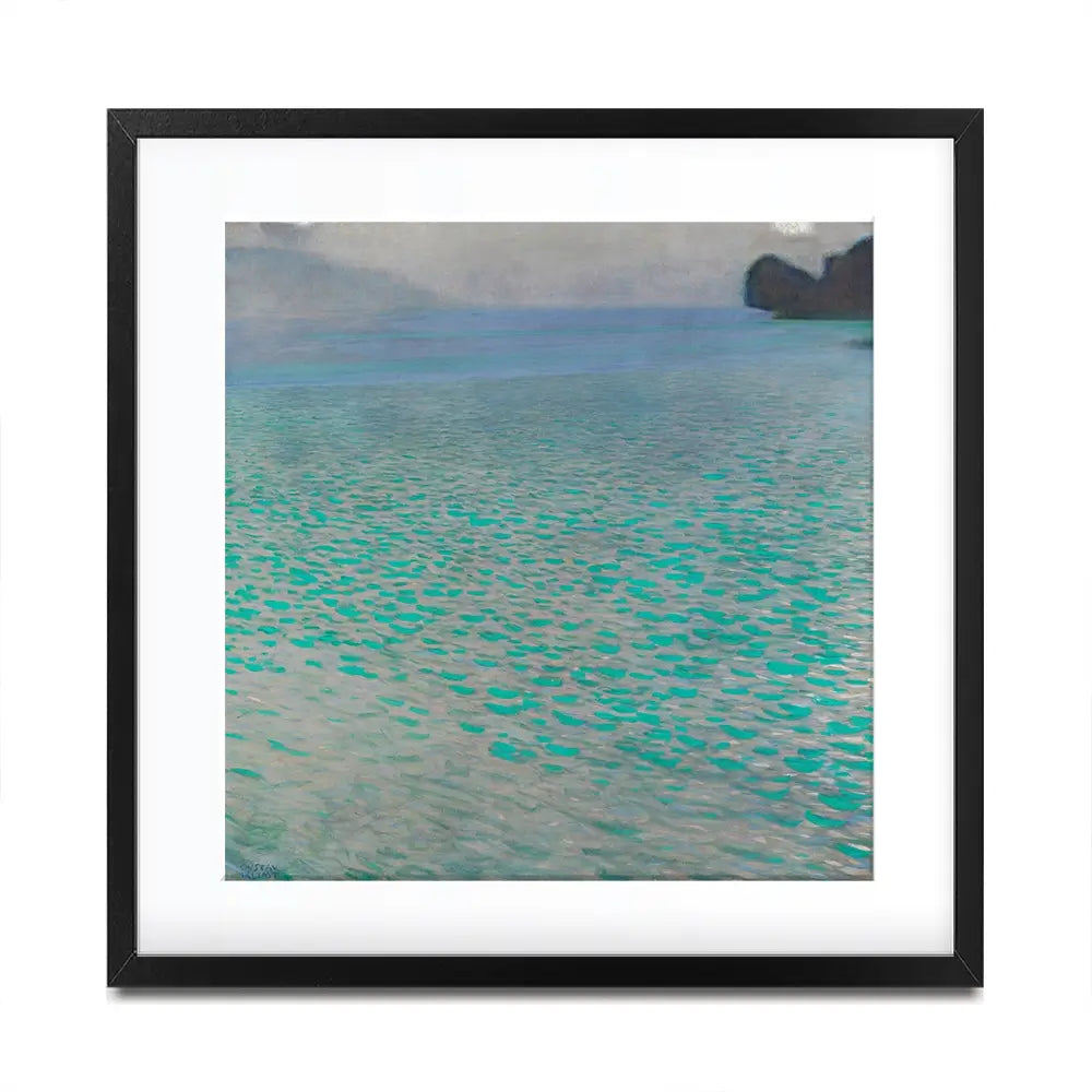 Lake Attersee Framed Art Print Lake Attersee Framed Art Print wall art product Gustav Klimt
