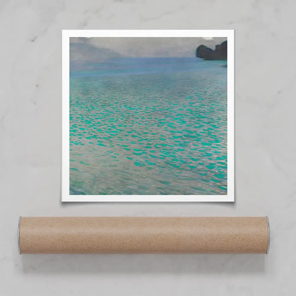 Lake Attersee Square Art Print Lake Attersee Square Art Print wall art product Gustav Klimt