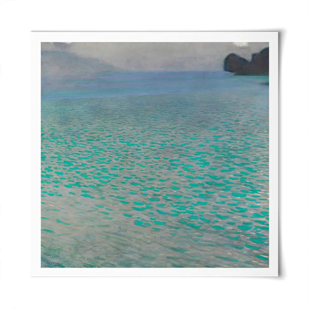 Lake Attersee Square Art Print Lake Attersee Square Art Print wall art product Gustav Klimt