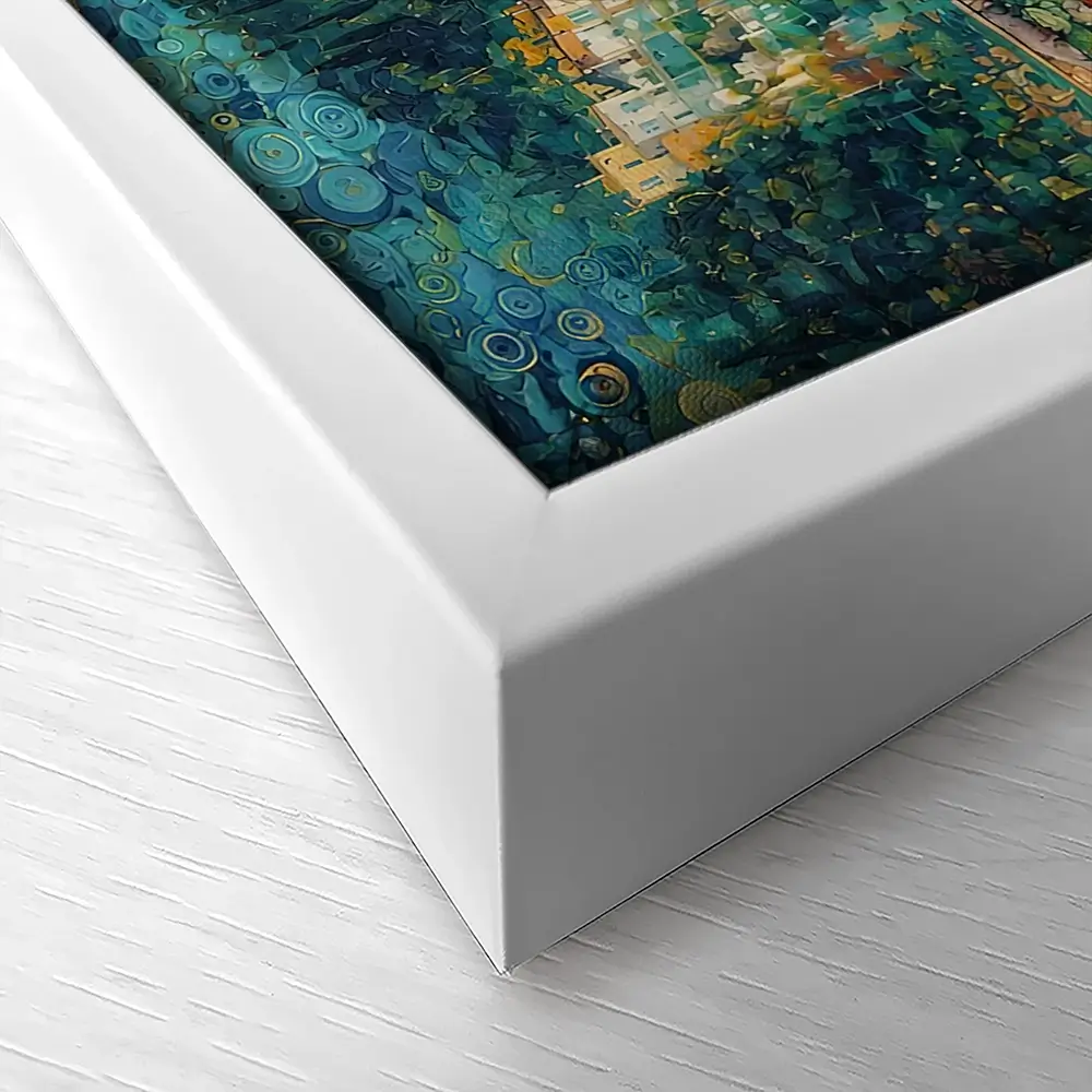 Lake Como Nouveau Canvas Print Lake Como Nouveau Canvas Print wall art product David Alexander Elder