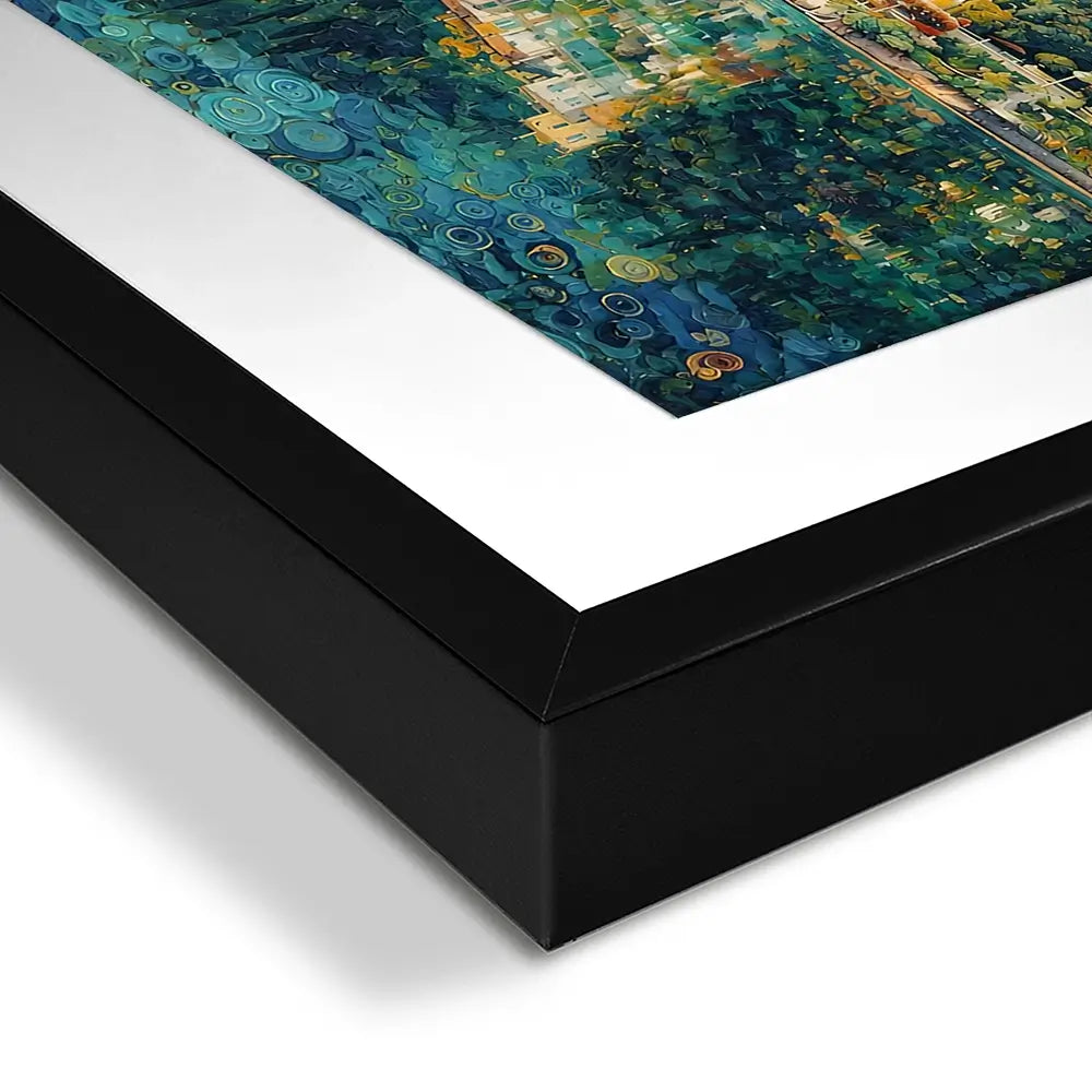 Lake Como Nouveau Framed Art Print Lake Como Nouveau Framed Art Print wall art product David Alexander Elder