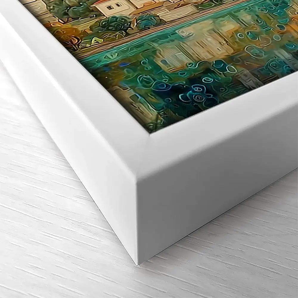 Lake Garda Nouveau Oversized Canvas Print Lake Garda Nouveau Oversized Canvas Print wall art product David Alexander Elder
