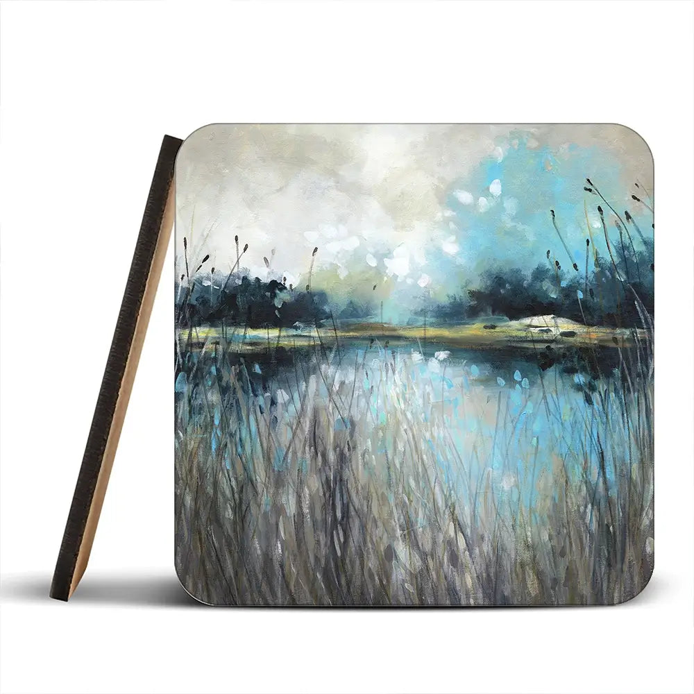 Lake Views Coaster Set Lake Views Coaster Set wall art product Carol Robinson