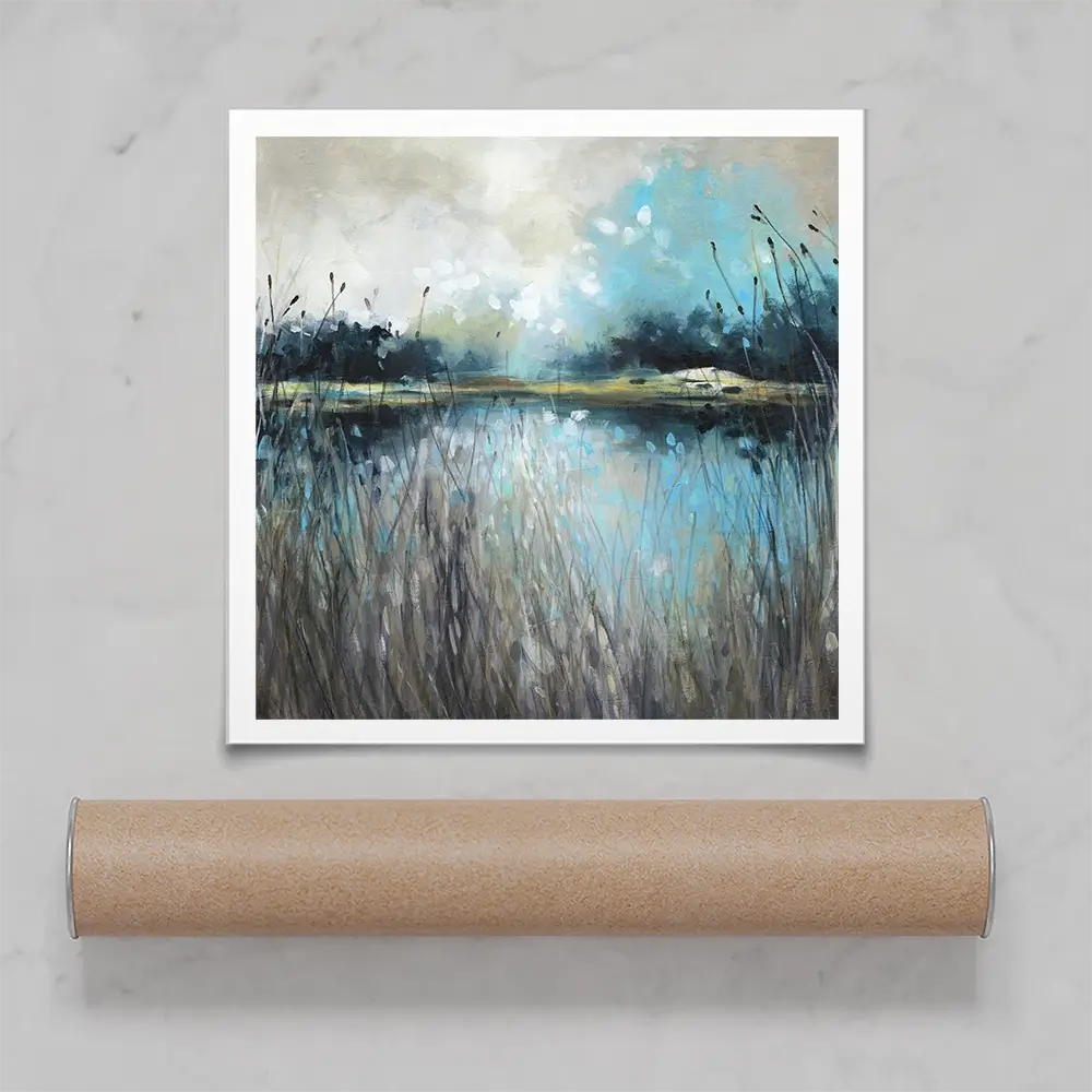 Lake Views Square Art Print Lake Views Square Art Print wall art product Carol Robinson