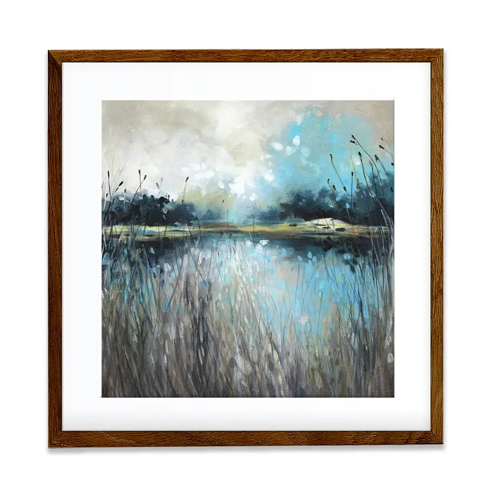 Lake Views Square Framed Art Print Lake Views Square Framed Art Print wall art product Carol Robinson