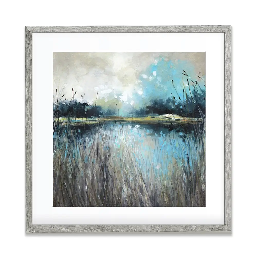 Lake Views Square Framed Art Print Lake Views Square Framed Art Print wall art product Carol Robinson