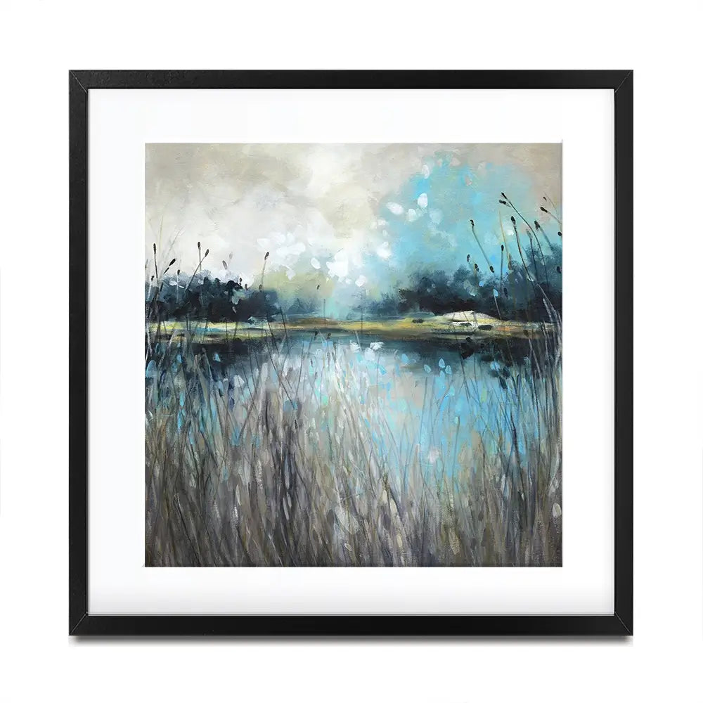 Lake Views Square Framed Art Print Lake Views Square Framed Art Print wall art product Carol Robinson