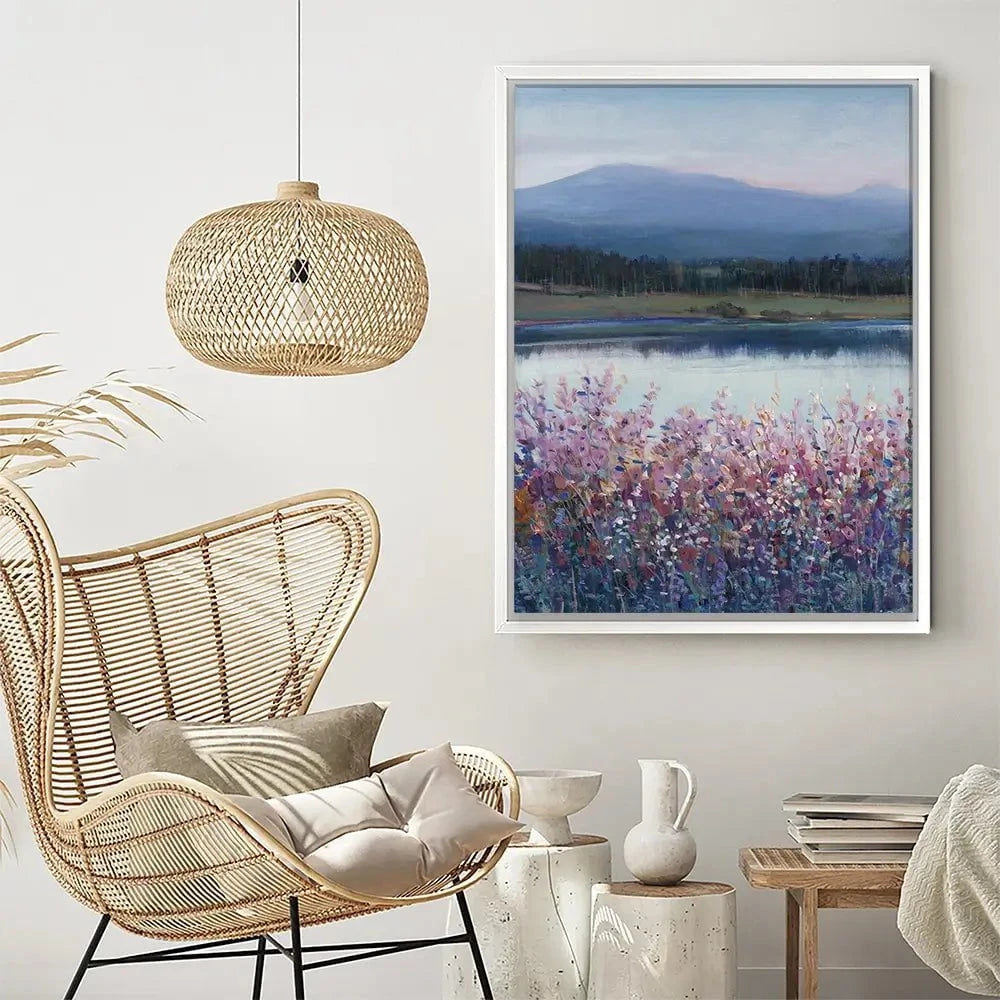 Lakeside Mountain Canvas Print Lakeside Mountain Canvas Print wall art product Tim O'Toole