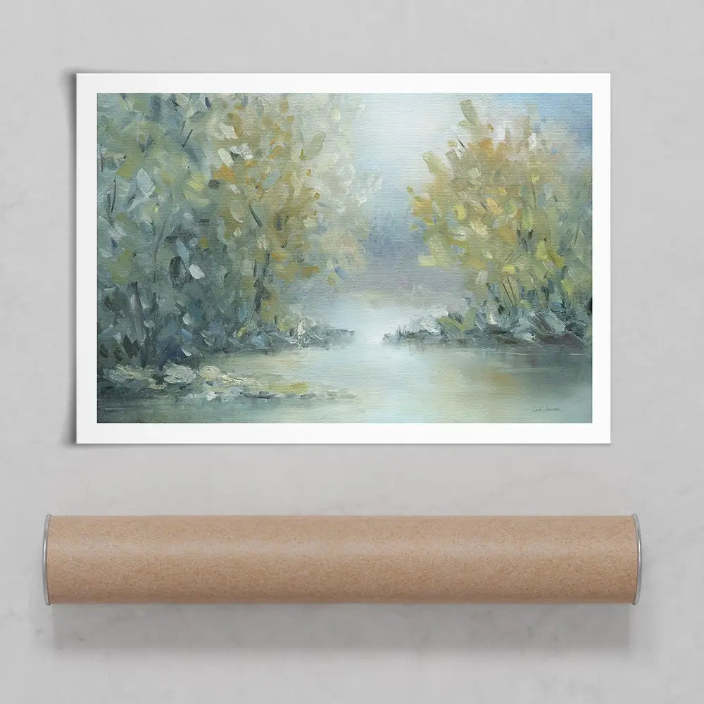Lakeside Tranquility Art Print Lakeside Tranquility Art Print wall art product Carol Robinson