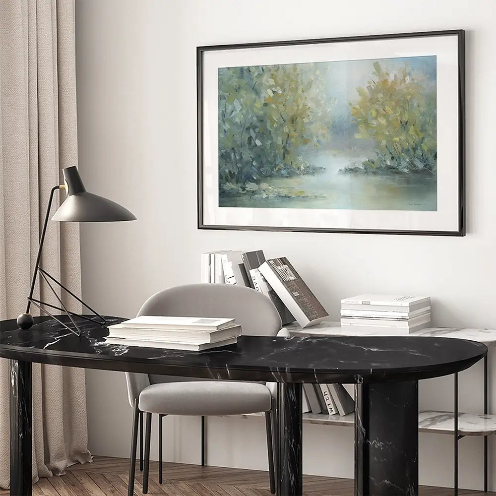 Lakeside Tranquility Framed Art Print Lakeside Tranquility Framed Art Print wall art product Carol Robinson