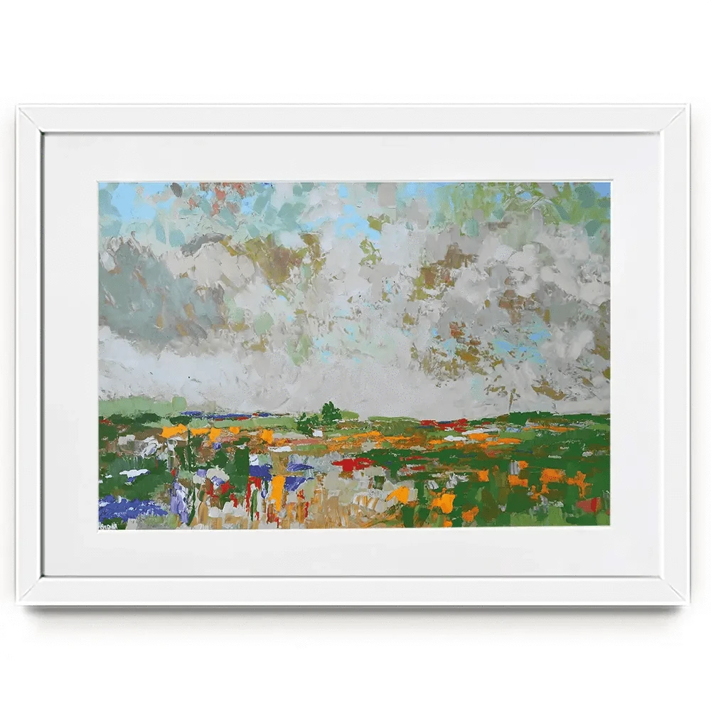 Land Framed Art Print Land Framed Art Print wall art product Maria Moretti