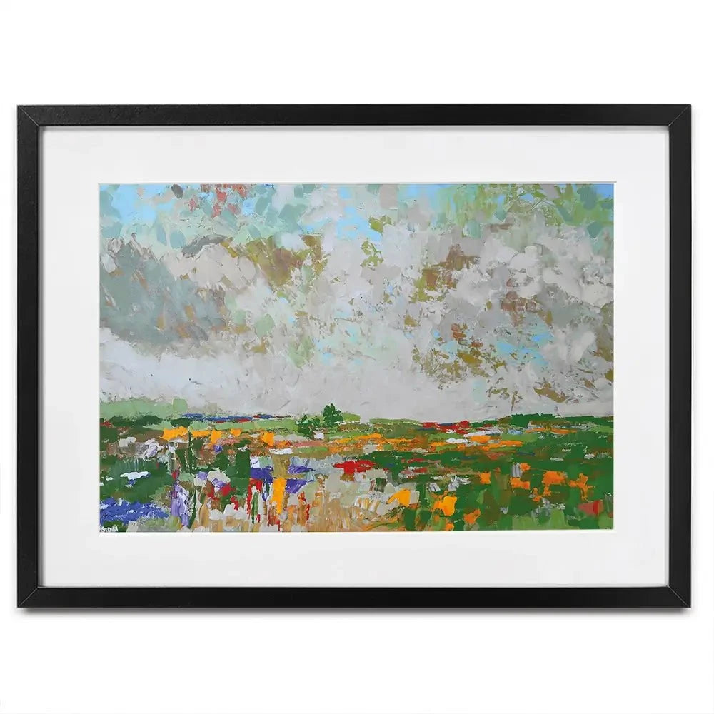 Land Framed Art Print Land Framed Art Print wall art product Maria Moretti
