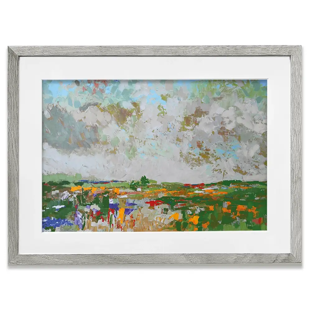 Land Framed Art Print Land Framed Art Print wall art product Maria Moretti