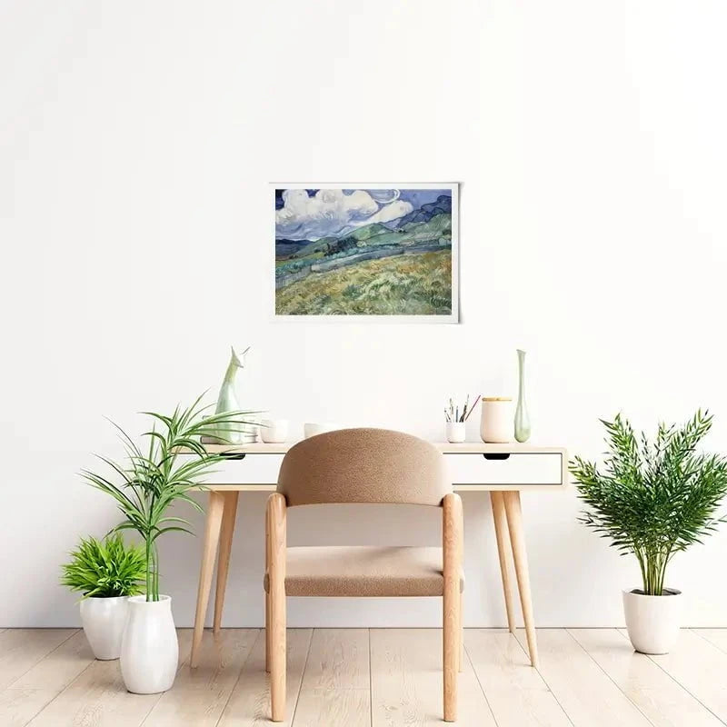 Landscape From Saint Remy Art Print Landscape From Saint Remy Art Print wall art product Vincent Van Gogh