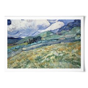 Landscape From Saint Remy Art Print Landscape From Saint Remy Art Print wall art product Vincent Van Gogh