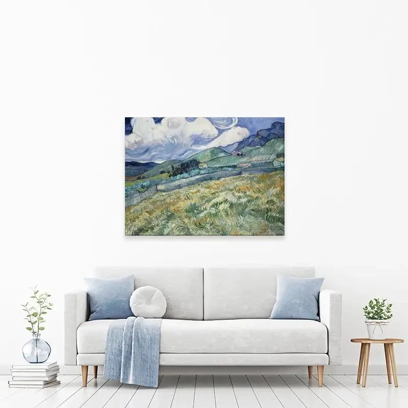 Landscape From Saint Remy Canvas Print Landscape From Saint Remy Canvas Print wall art product Vincent Van Gogh