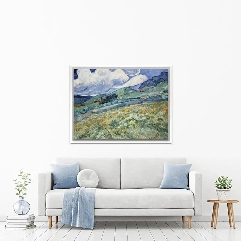 Landscape From Saint Remy Canvas Print Landscape From Saint Remy Canvas Print wall art product Vincent Van Gogh