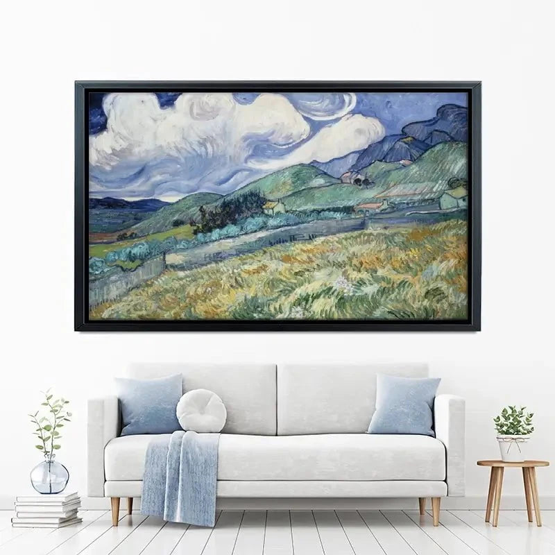 Landscape From Saint Remy Canvas Print Landscape From Saint Remy Canvas Print wall art product Vincent Van Gogh