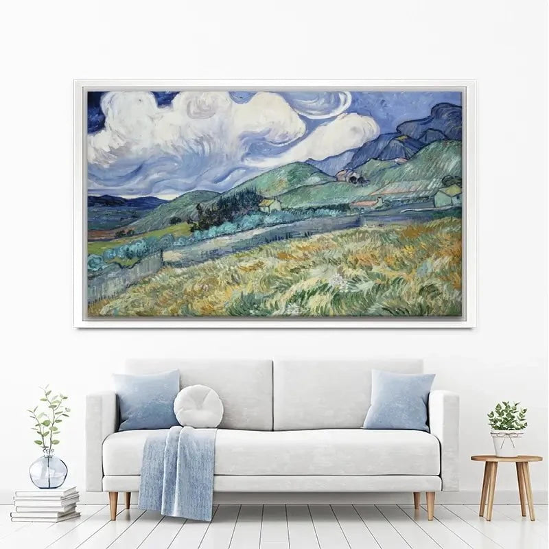 Landscape From Saint Remy Canvas Print Landscape From Saint Remy Canvas Print wall art product Vincent Van Gogh