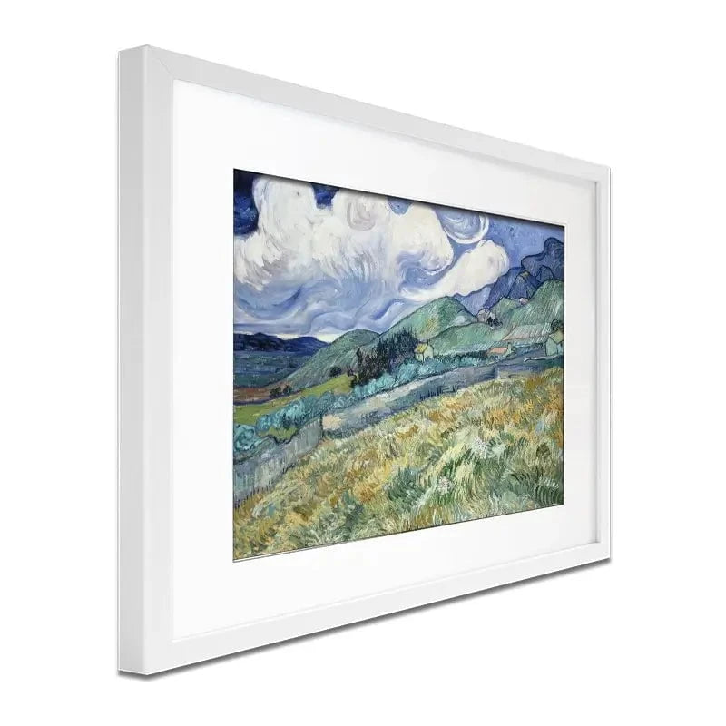 Landscape From Saint Remy Framed Art Print Landscape From Saint Remy Framed Art Print wall art product Vincent Van Gogh