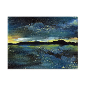 Landscape Sea At Night Canvas Print Landscape Sea At Night Canvas Print wall art product Kretsu Nataliya / Shutterstock