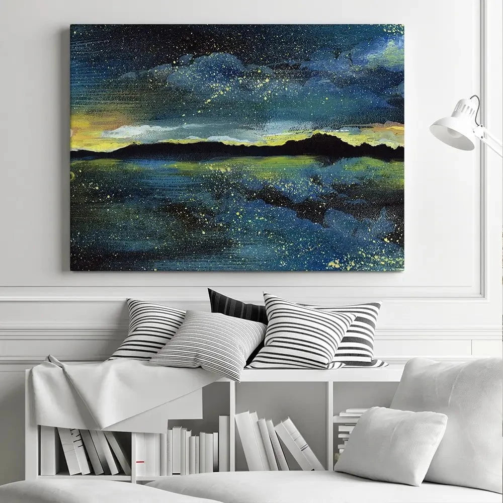 Landscape Sea At Night Canvas Print Landscape Sea At Night Canvas Print wall art product Kretsu Nataliya / Shutterstock