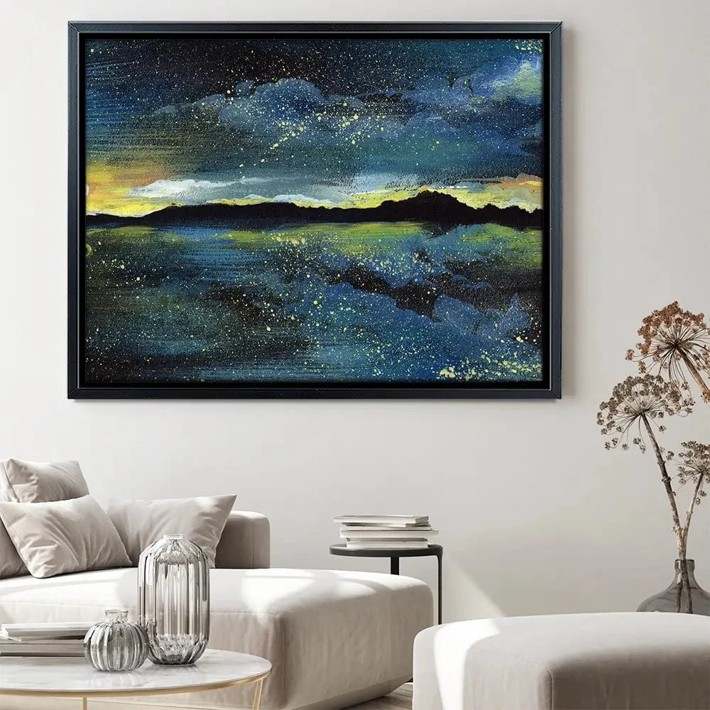 Landscape Sea At Night Canvas Print Landscape Sea At Night Canvas Print wall art product Kretsu Nataliya / Shutterstock