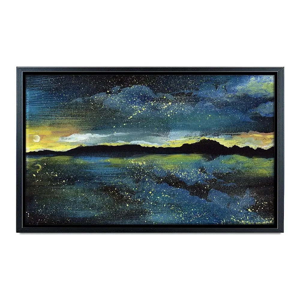Landscape Sea At Night Canvas Print Landscape Sea At Night Canvas Print wall art product Kretsu Nataliya / Shutterstock