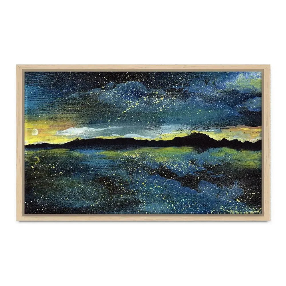 Landscape Sea At Night Canvas Print Landscape Sea At Night Canvas Print wall art product Kretsu Nataliya / Shutterstock