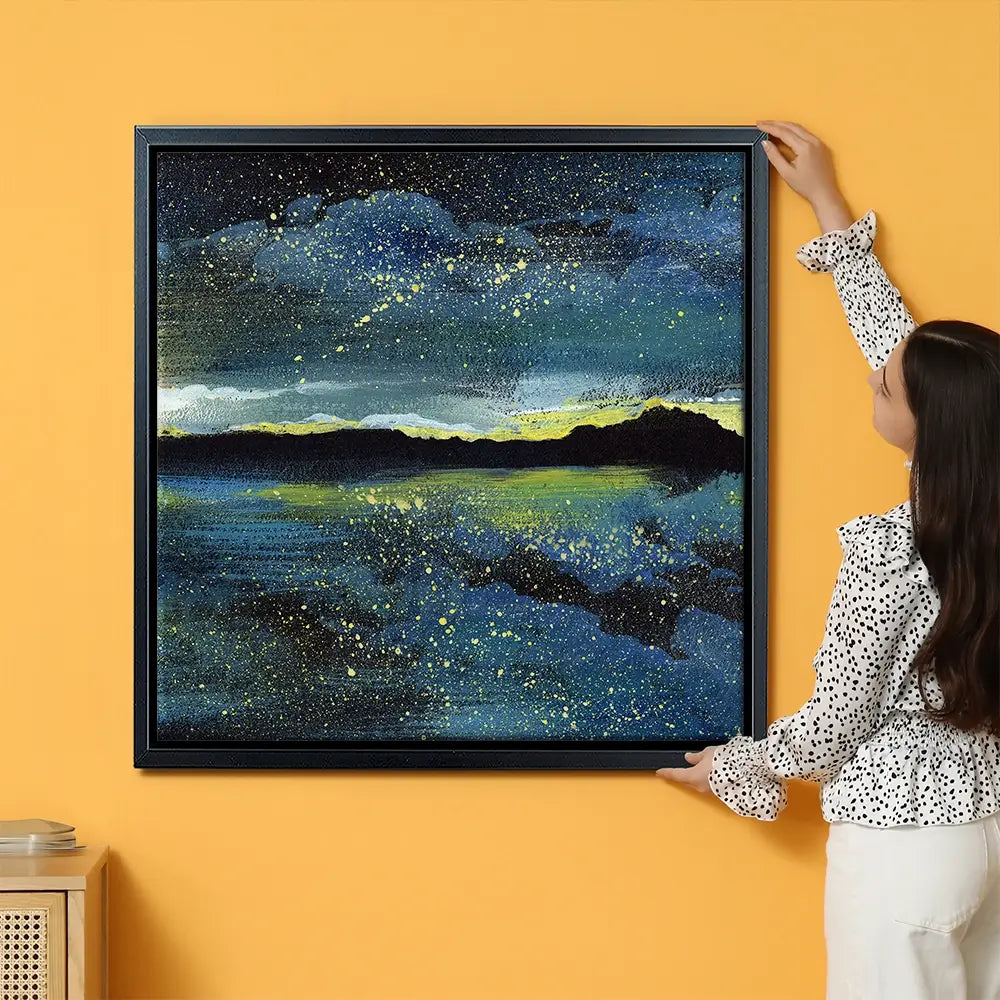Landscape Sea At Night Oversized Canvas Print Landscape Sea At Night Oversized Canvas Print wall art product Kretsu Nataliya / Shutterstock