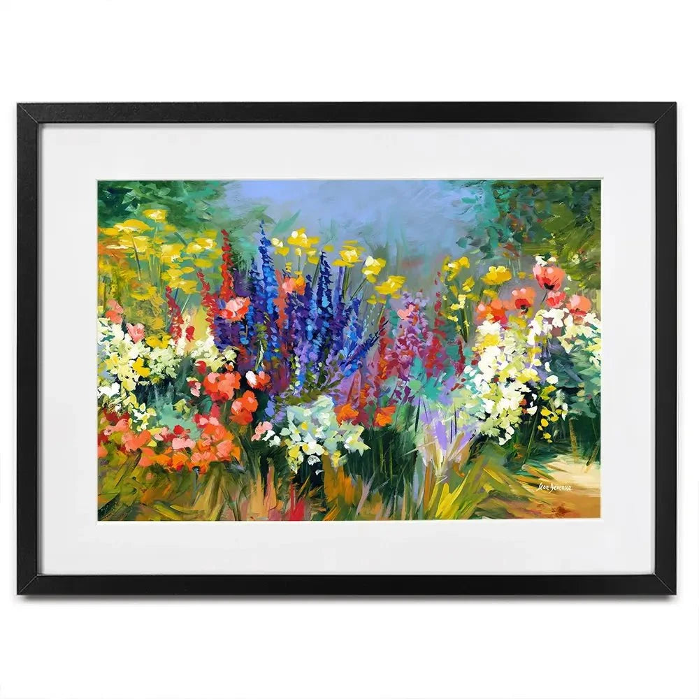 Language Of Flowers Framed Art Print Language Of Flowers Framed Art Print wall art product Leon Devenice