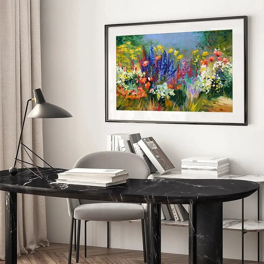 Language Of Flowers Framed Art Print Language Of Flowers Framed Art Print wall art product Leon Devenice