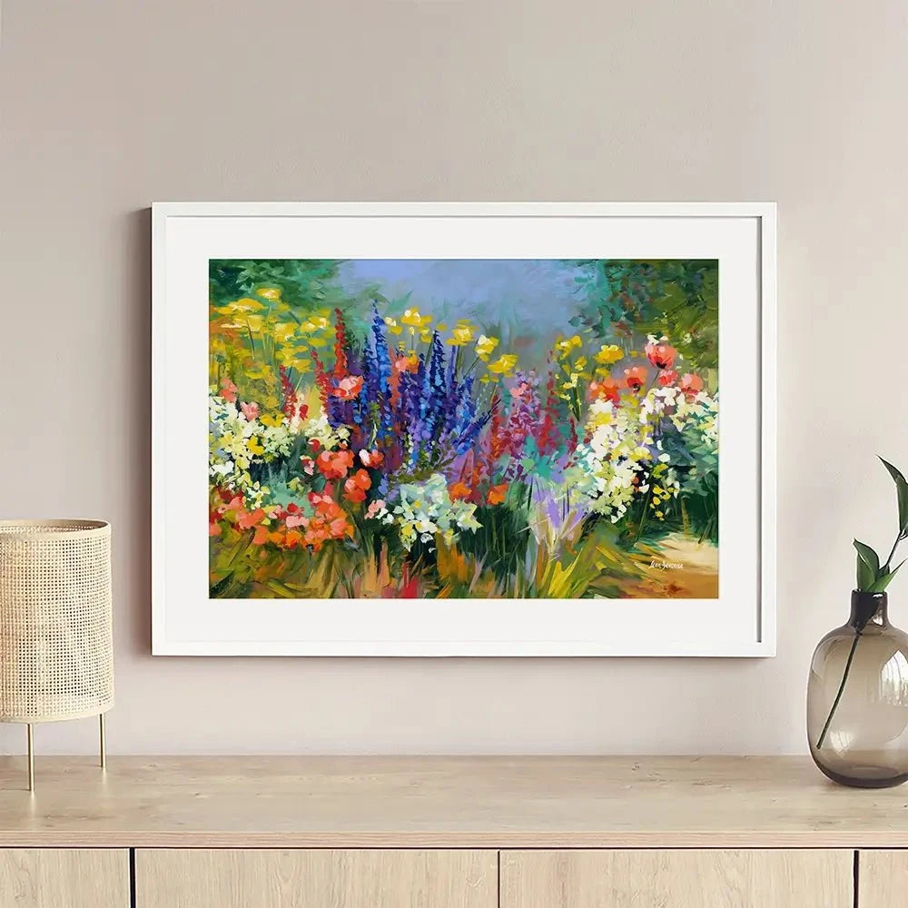 Language Of Flowers Framed Art Print Language Of Flowers Framed Art Print wall art product Leon Devenice