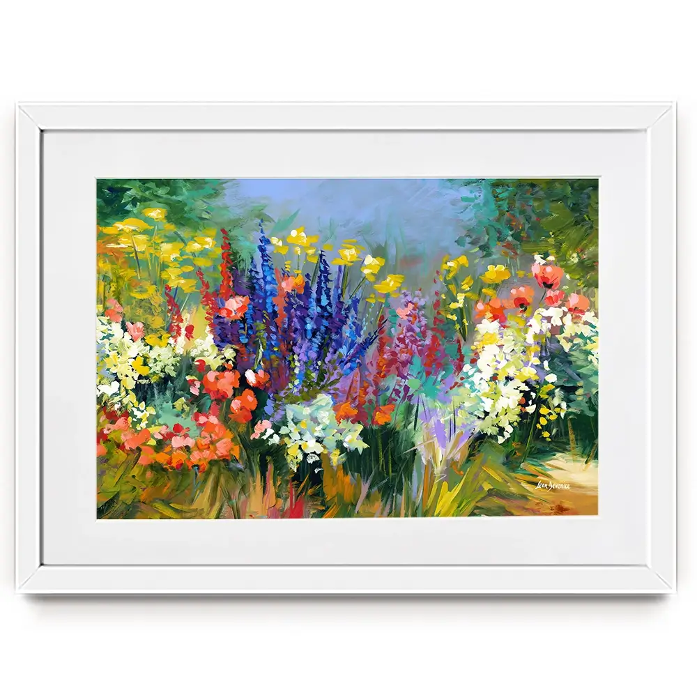 Language Of Flowers Framed Art Print Language Of Flowers Framed Art Print wall art product Leon Devenice