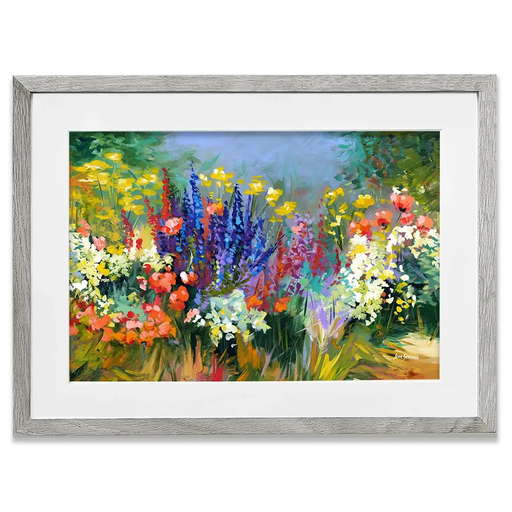 Language Of Flowers Framed Art Print Language Of Flowers Framed Art Print wall art product Leon Devenice