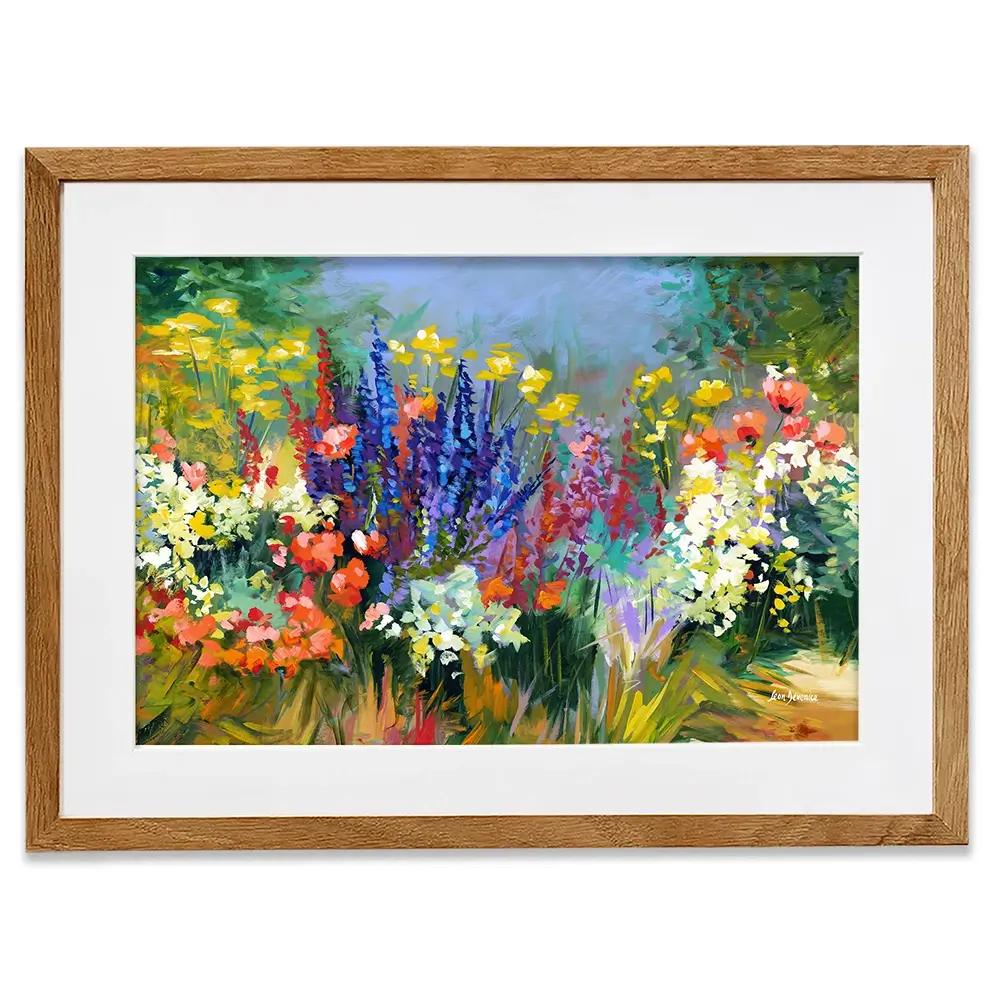 Language Of Flowers Framed Art Print Language Of Flowers Framed Art Print wall art product Leon Devenice
