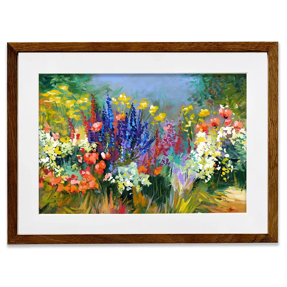 Language Of Flowers Framed Art Print Language Of Flowers Framed Art Print wall art product Leon Devenice