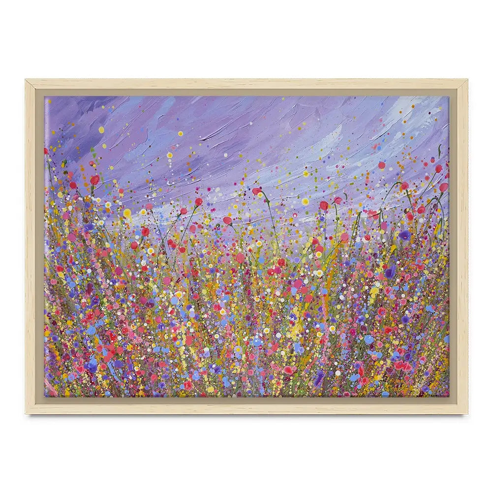 Lavender Haze Garden Canvas Print Lavender Haze Garden Canvas Print wall art product Olga Tkachyk